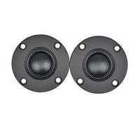 Histeaa 2Pcs Tweeter 1.5Inch 6Ohm 30W Dome Silk Film Tweeter Hifi Treble Speaker Audio Loudspeaker with Heatsink