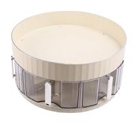 Histeaa 360° Rotating Spice Organizer Double Layer Spice Tray Round Rotating Spice Rack B