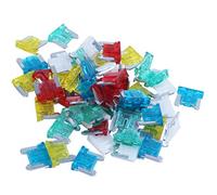 Histeaa 50pc Slim Low Profile Mini Blade Fuse ATT Car Truck RV 10/15/20/25/30AMP Set