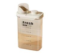 Histeaa Airtight Food Storage Container Set - Moisture-Proof Kitchen Organizer with Measuring Cup, Fresh-Keeping Sealed Jars B