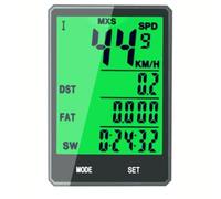 Histeaa Bicycle Computer Waterproof Speedometer Odometer 2.8 Inch Screen | 2.8-inch wide-angle display with floating bracket enables quick readings, switch interfaces with M and view ride metrics.