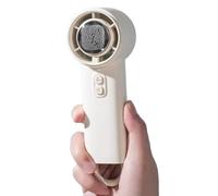 Histeaa Cold Wind Fan High-Speed Handheld Fan Mountaineering Buckle Folding Small Fan White