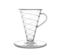 Histeaa Conical 30 Single Coffee Dripper,1-2Cups Hand Brew Coffee Filter Cup V30 Funnel Drip Filter Cup Coffeeware Tools B