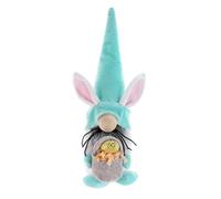 Histeaa Easter Ear Faceless Gnome Dwarf Dolls Happy Easter Decoration for Home Easter Egg Bunny Kids Gifts,Blue
