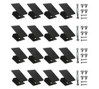 Histeaa Hurricane Window Clips,Stainless Hurricane Board-Up Clips with Serrated Sections,Universal and Reusable Panel