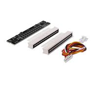 Histeaa LED Level Indicator Light Bar AGC VU Meter Dual 12CH Controller | TI signal isolation the audio path from MCU interference for clean, distortion-free, accurate level readings.