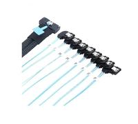 Histeaa MCIO 74P 8X 8I SAS SFF-8654 8i PCI-E Ultraport Slimline 5.0 to8X 7P Right Angle Female Cable 90 Degree Female Adapter Cable 0.8M