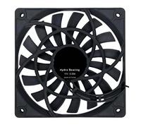 Histeaa Mute 120mm 12cm PWM Cooling Fan Slim 12mm,New 120X120X12mm DC 12V 0.25A 1400RPM Computer PC Case Chassis Cooler Quiet