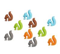 Histeaa Random Silicone Tea Cup Hanger Tool Tea Bag Holder Silicone Cute Snail Squirrel Shape B