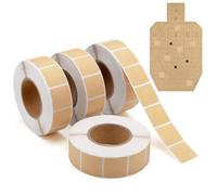 Histeaa Target Pasters Tape 0.87 Inch Self-Adhesive on 4 Rolls for Marking