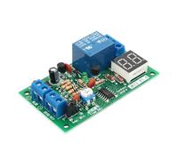 Histeaa Timer Relay Module with LED Display, 12V DC, 1-99 Sec/Min Delay
