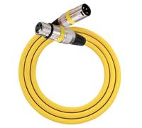 Histeaa XLR Cable Panel Mount 3-Pin Male to Female Pass-Through for Mic | Panel mount XLR cable delivers secure 3-Pin connection with minimal interference, ideal for mic setups in studios or live.