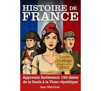 HISTOIRE DE FRANCE : Apprenez facilement les dates importantes de la Gaule à la Vème République: Livre en lien avec le programme Collège Lycée - Rois ... - Guerres mondiales - Histoire contemporaine