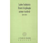 Histoire de la philosophie ancienne et médiévale: Figures illustres