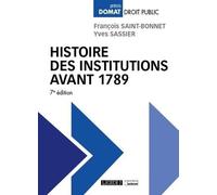 Histoire des institutions avant 1789 (2022-2023)
