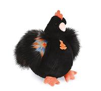 Histoire d'ours - Black Chicken Plush Toy - 20 cm - Champêtre Chics Collection - Gift Idea for Birth - Plush Toy for Children, Very Soft - Plush Toy Hen for Mountain - HO3163