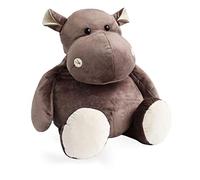 HISTOIRE D'OURS - Giant Hippo Soft Toy - Savannah Collection - 120 cm Brown - Soft and Comfortable for Children and Adults - Wildlife Fans - XXL Plush Washable at 30° - HO1197