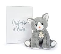 Histoire d'Ours HO3156 Soft Toy Cat 18 cm Grey