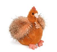 Histoire d'ours - HO3161 Chicken Plush Toy - Farm Animal - Orange Chicken - 20 cm - Cute and Soft - Gift Idea for Birth and Birthday Girls and Boys