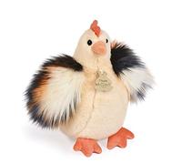 Histoire d'ours - HO3162 Chicken Plush Toy - Farm Animal - Beige Chicken - 20 cm - Soft and Cute - Gift Idea for Birth and Birthday Girls and Boys