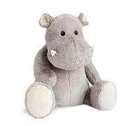 HISTOIRE D'OURS - Large Hippo Soft Toy - 50 cm - Hippo'dou Collection - Light Grey - Large Plush - Soft and Cuddly - Gift Idea for Children from 3 Years - Gift Box Included - HO2912