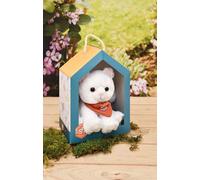 HISTOIRE D'OURS - Small Plush cat White SPA - 16 cm - Plush Doudou Cat Very Soft to Adopt with Beautiful Box - Partnership SPA - Solid Gift idea for Children and Adults