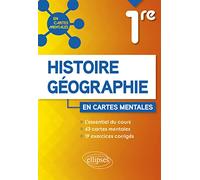 Histoire-Géographie -1re: 63 cartes mentales et exercices corrigés