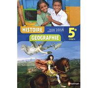 Histoire Géographie 5è 2016 - Manuel élève