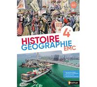 Histoire Géographie EMC 4e - Manuel - 2023