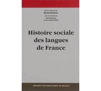 Histoire SOCIALE DES LANGUES DE FRANCE
