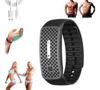 Histone Matteo Ultrasonic Body Shape Wristband Pro, Josfit Ultrasonic Fat Blasting And Detoxing Wristband, Younthre Ultrasonic Ultra-Tech Body Shape Wristband For All Ages, Rapid Fat Reduction (Black)