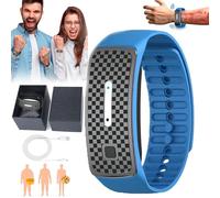 Histone Matteo Ultrasonic Body Shape Wristband Pro, Your Trusted Ultrasonic Weight Loss Wristband, 10x Faster Josfit Ultrasonic Fat Blasting and Detoxing Wristband for Women & Men (Blue)