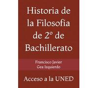 Historia de la Filosofía de 2º de Bachillerato: Acceso a la UNED
