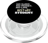 Historian Sleep No Money No Life History Student PopSockets PopGrip for MagSafe