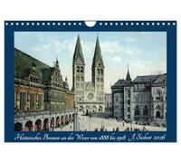 Historic Bremen on the Weser from 1888 to 1918 UK-Version (Wall Calendar 2026 DIN A4 Landscape), CALVENDO 12 Month Wall Calendar