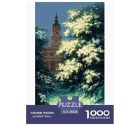 Historic Building Puzzles 1000 Piece Challenge Toy Adults And over 12 Years Old Puzzle Game Educational Challenge Brain Stimulation Home Decoration Gift 38x26cm/1000pcs