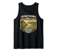 Historic Columbia River Oregon Pacific Northwest Tank Top