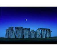 Historic England Print: Stonehenge at Dusk with Moon - Print 10"x8" (25x20cm) (10936740)
