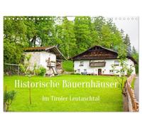 Historic farmhouses in the Tyrolean Leutasch Valley UK-Version (Wall Calendar 2026 DIN A4 Landscape), CALVENDO 12 Month Wall Calendar