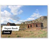 Historic Haynes Ranch Buildings, Osoyoos, BC., Fridge Magnet