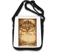 Historic Island In The Mediterranean Shoulder Bag White