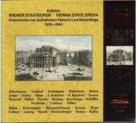 Historic Live Recordings 1933-1944 by Vienna State Opera (1994) Audio CD