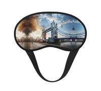 Historic London Bridge Blocking Light Mask Sleep Aid, Comfortable Blackout Sleep Mask for Travel Yoga, Soft Eye Cover