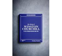 Historic Newspapers - Personalised Newspaper History Book - Iconic Moments in History Keepsake Gift - Name Printed on Cover (Winston Churchill)