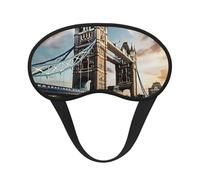Historic Old Tower Bridge London Print Adults Kids Light Blocking Eye Cover for Travel Daily Use Nap Insomnia Camping