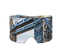 Historic Old Tower Bridge London Print Eye and Ear Muffs Blackout Sleeping Noise Blocking Ear for Adults Kids Men Women