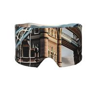 Historic Old Tower Bridge London Print Eye and Ear Muffs Blackout Sleeping Noise Blocking Ear for Adults Kids Men Women