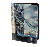 Historic Old Tower Bridge London print Passport Cover, Passport Holder Cover Wallet Passport Wallet Case for Cards and Documents