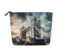 Historic Old Tower Bridge London Versatile Travel Toiletry Bag Makeup Bag, Perfect for Daily Use and Business Trips