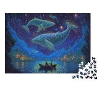 Historic Starry Night Sky Puzzles 1000 Piece Challenge Toy Adults And Children Creative Puzzles Educational Challenge Home Decoration Gift 38x26cm/1000pcs